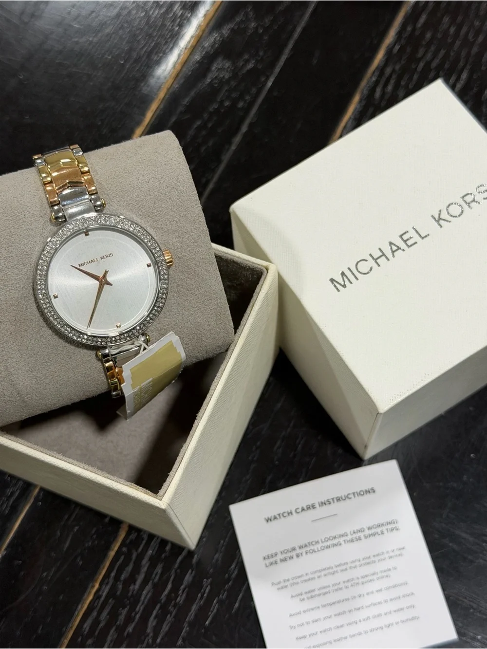 Michael Kors Catelyn Tri-tone Stainless Steel Watch MK4574